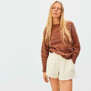 Everlane oversized alpaca crew